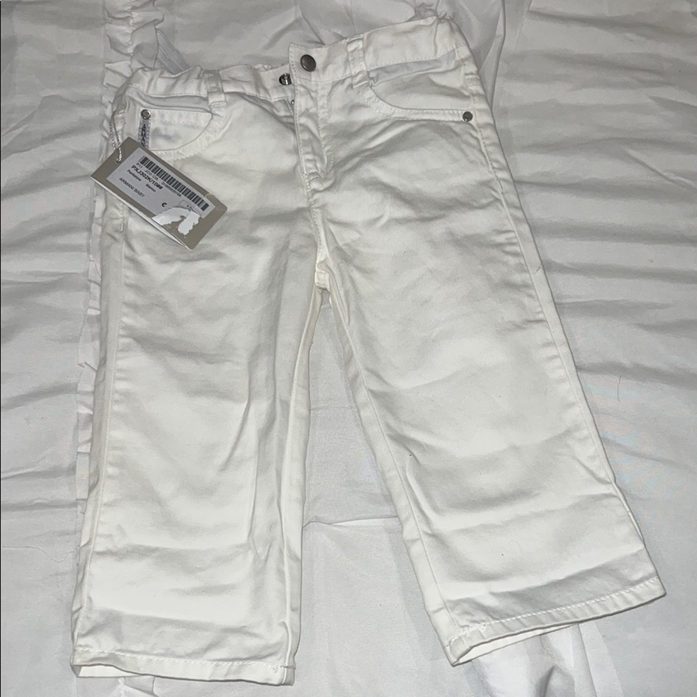 Armani Baby White Denim Jeans